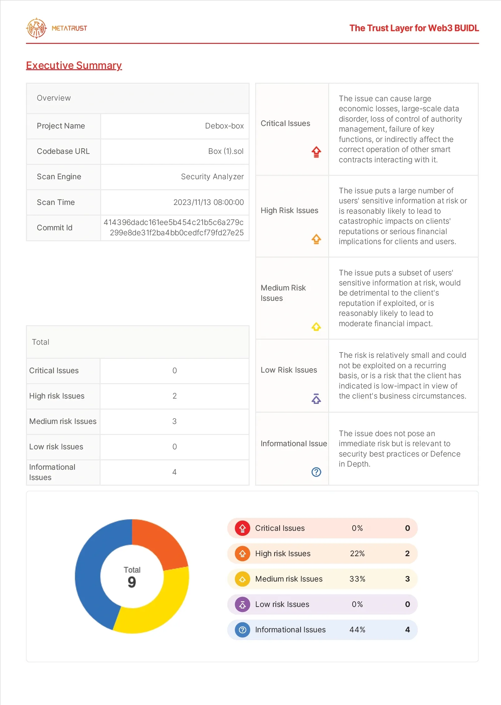 Demo Audit Page 1
